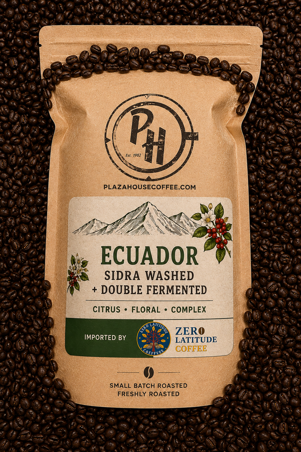 Ecuador Sidra Washed + Double Fermented — Habitat Forest